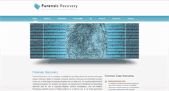 Desktop Screenshot of forensicrecovery.com